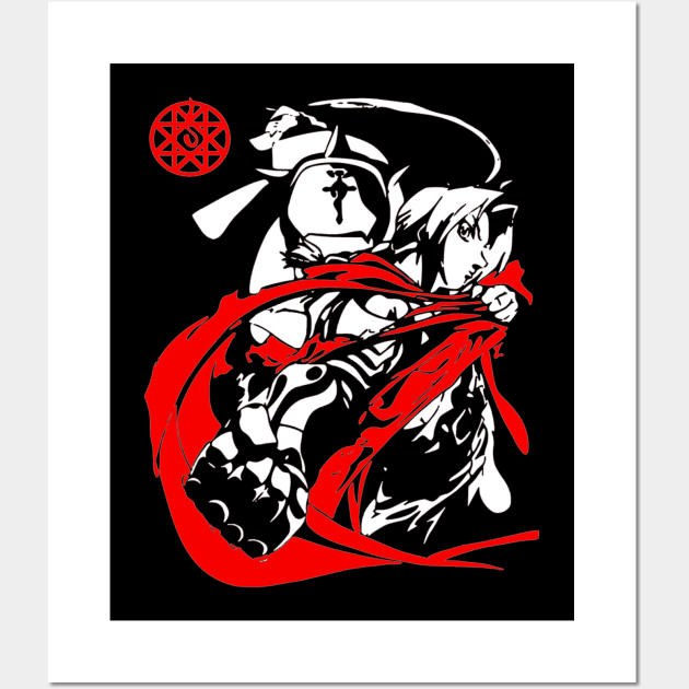 Fullmetal Alchemist Brotherhood Wall Art by OtakuPapercraft